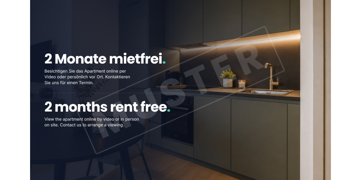 Etagenwohnung Berlin Neukölln - 1 Zimmer, 28 m&sup2;, 981&euro; | Angebot:27313718