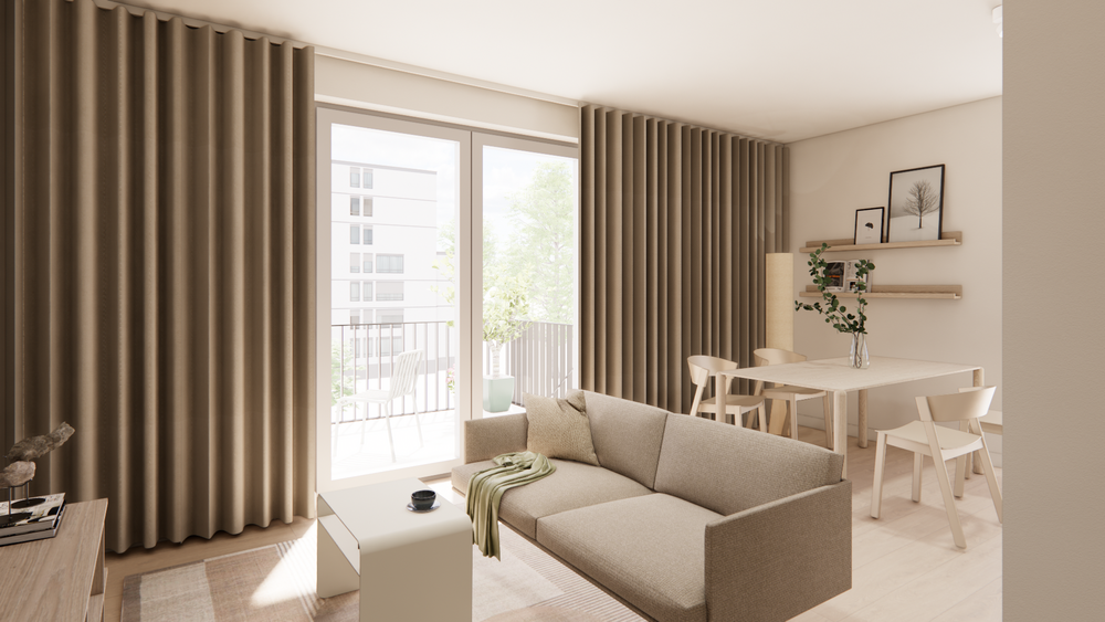 Etagenwohnung Berlin Britz - 1 Zimmer, 25 m&sup2;, 1.090&euro; | Angebot:27314578