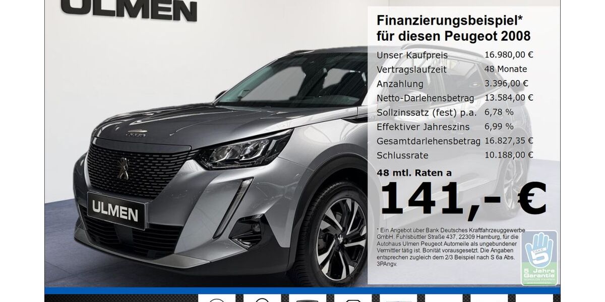 Peugeot 2008 56.429 km 16.980 &euro; Düsseldorf 40233