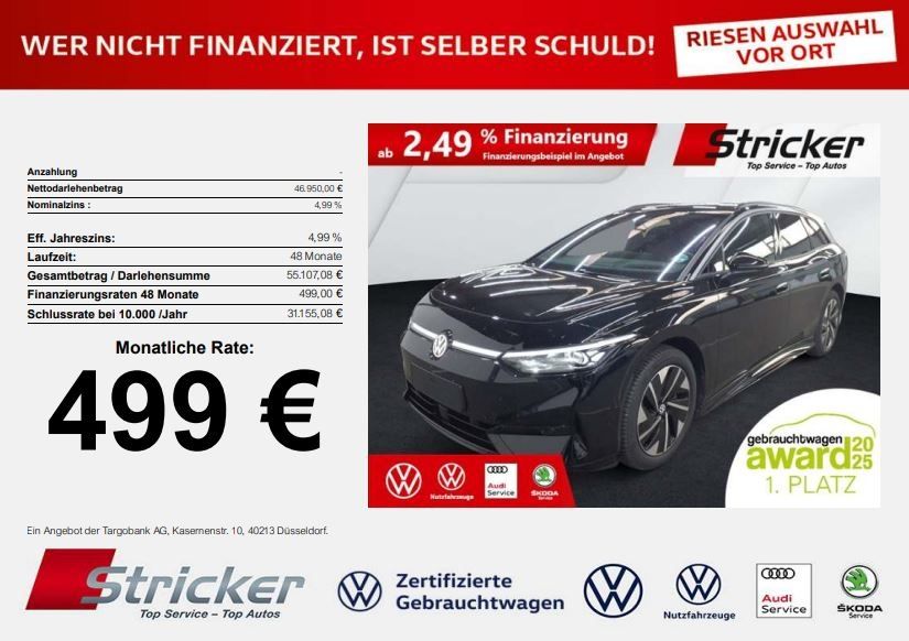 VW ID.7 24.595 km 46.949 &euro; Detmold 32760