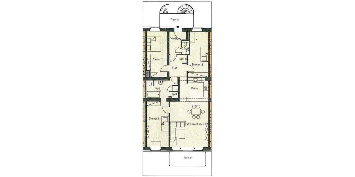Etagenwohnung Frankfurt Eckenheim - 4 Zimmer, 130 m&sup2;, 2.000&euro; | Angebot:27309261